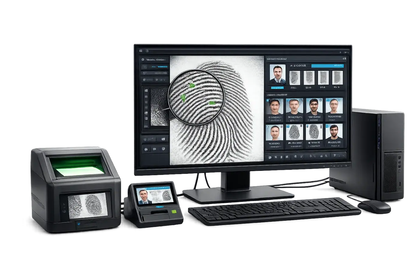 AFIS Fingerprint Analysis Workstation